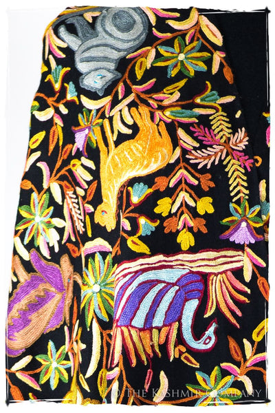 Jardin doré du Sanctuaire Colonial indien Antiquaires Shawl