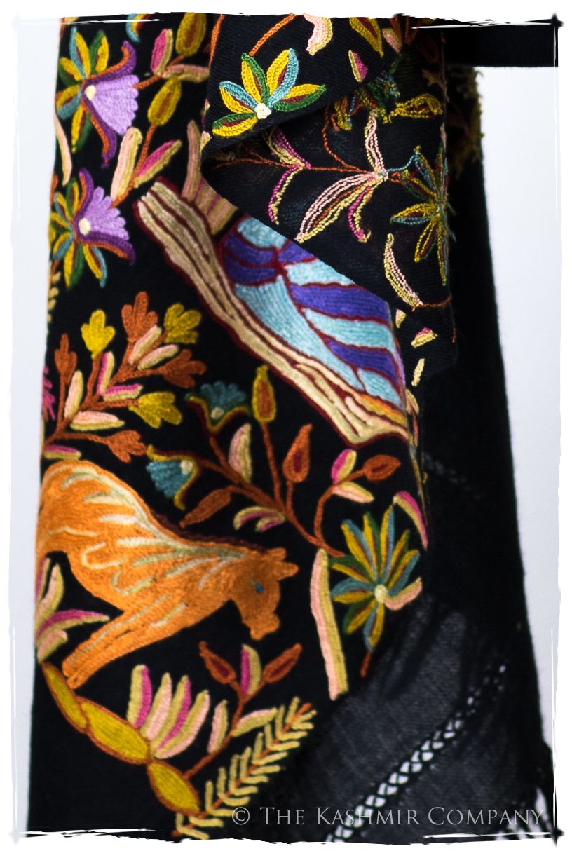 Jardin doré du Sanctuaire Colonial indien Antiquaires Shawl