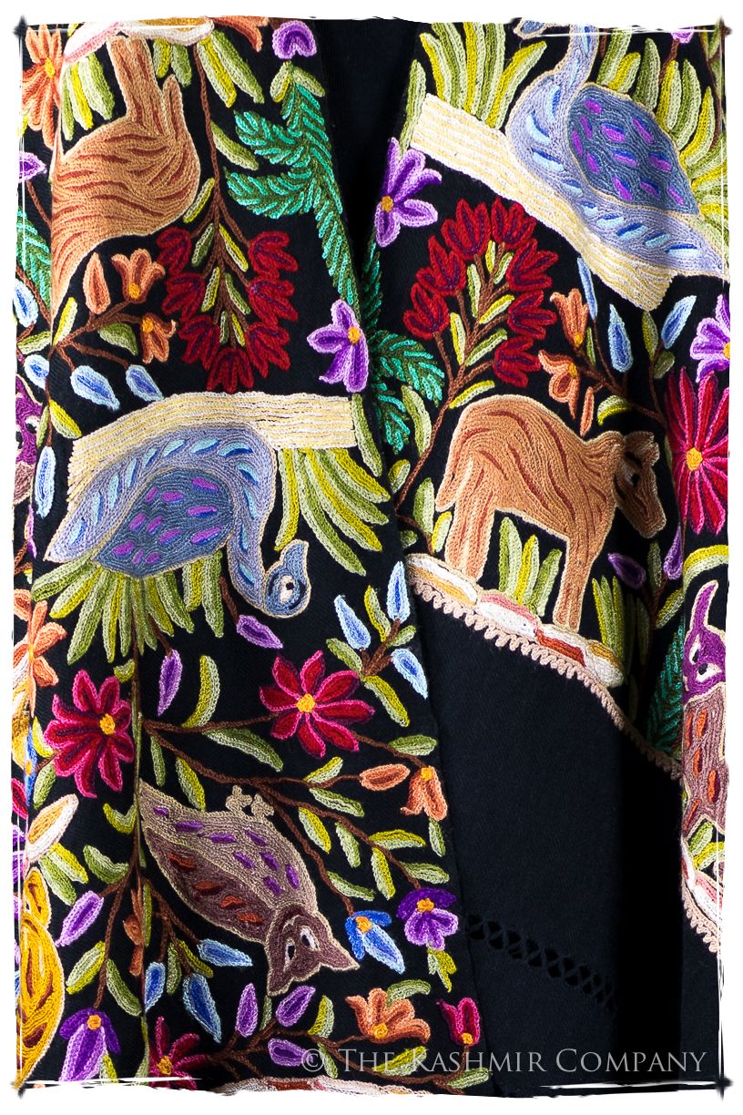 Jardin de Crépuscule du Sanctuaire Colonial Indien Antiquaires Shawl