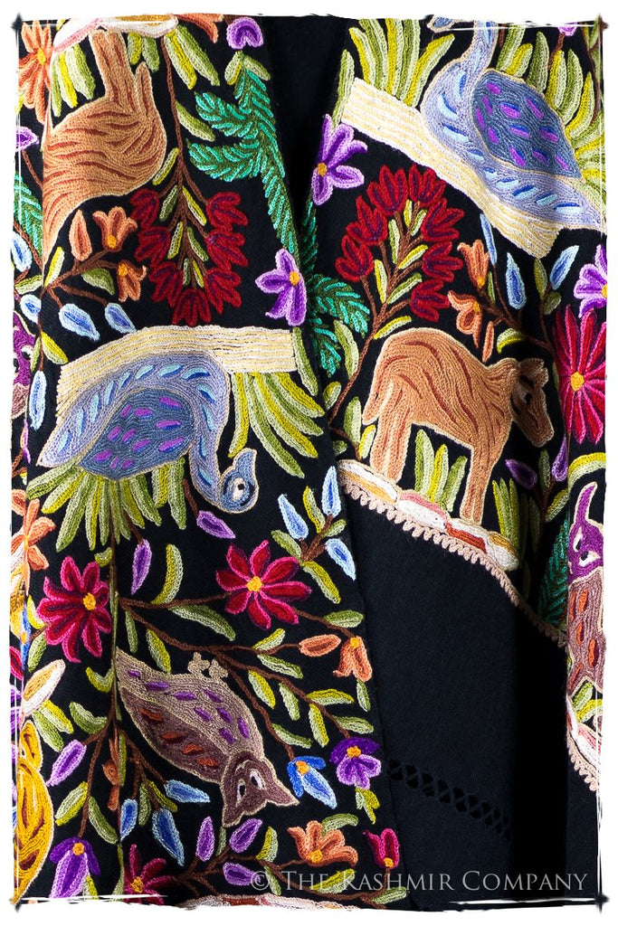 Jardin de Crépuscule du Sanctuaire Colonial Indien Antiquaires Shawl