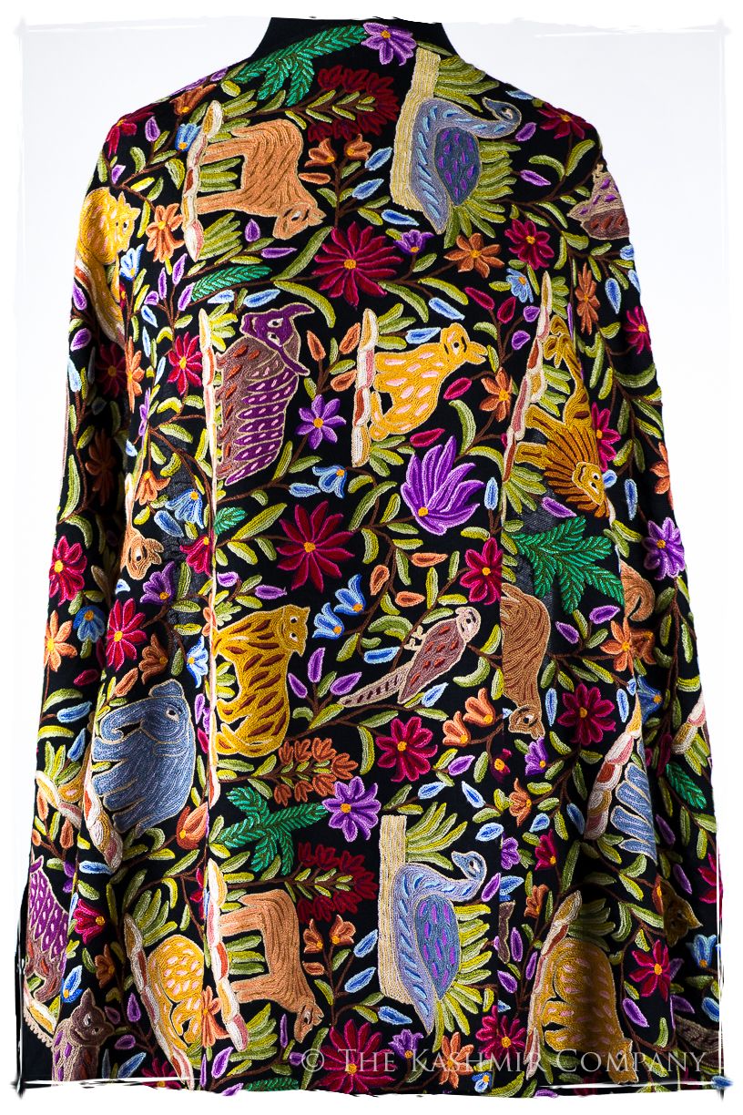 Jardin de Crépuscule du Sanctuaire Colonial Indien Antiquaires Shawl