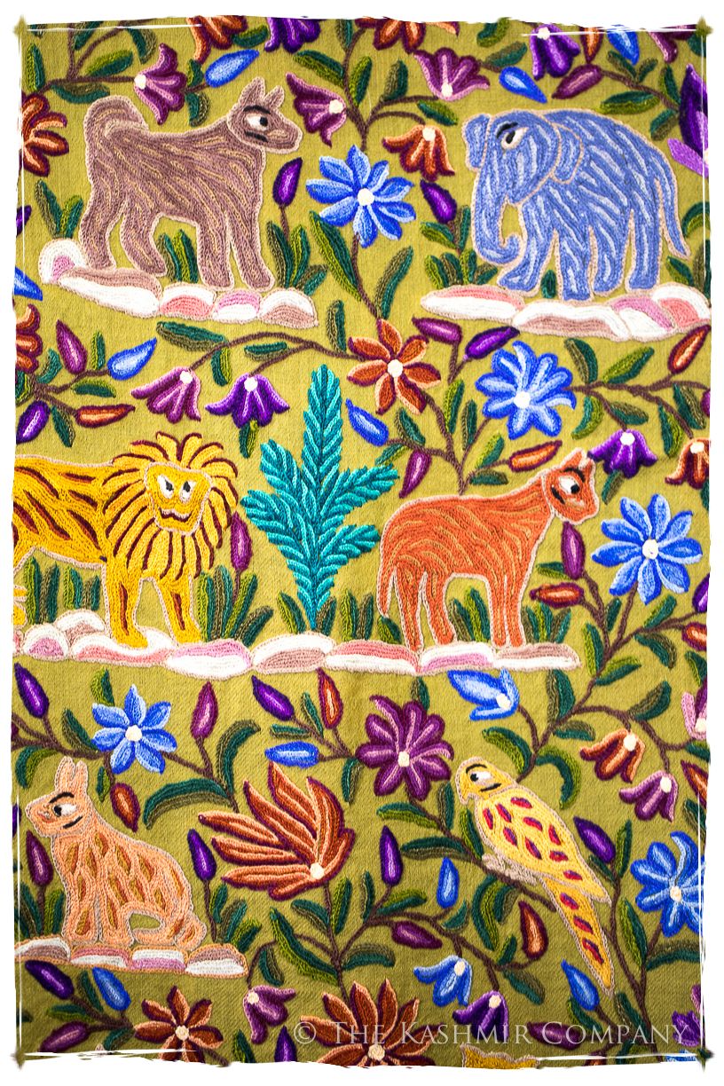 Jardin Arabe du Sanctuaire Colonial Indien Antiquaires Shawl