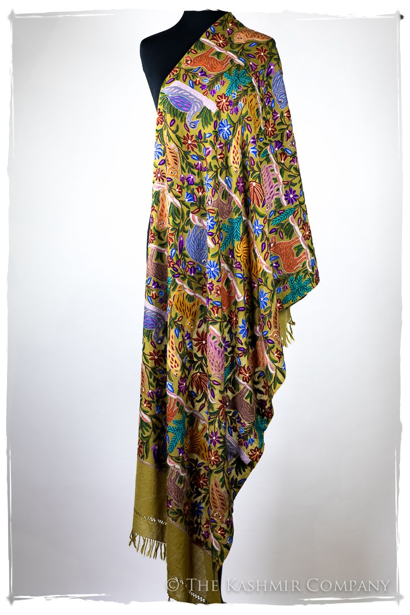 Jardin Arabe du Sanctuaire Colonial Indien Antiquaires Shawl