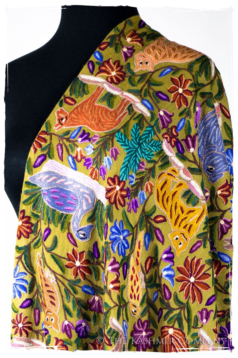 Jardin Arabe du Sanctuaire Colonial Indien Antiquaires Shawl
