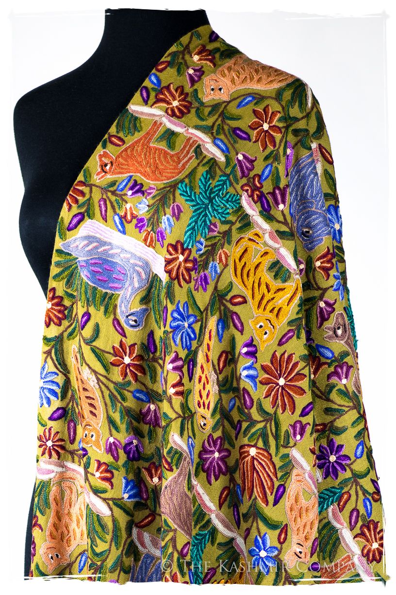 Jardin Arabe du Sanctuaire Colonial Indien Antiquaires Shawl
