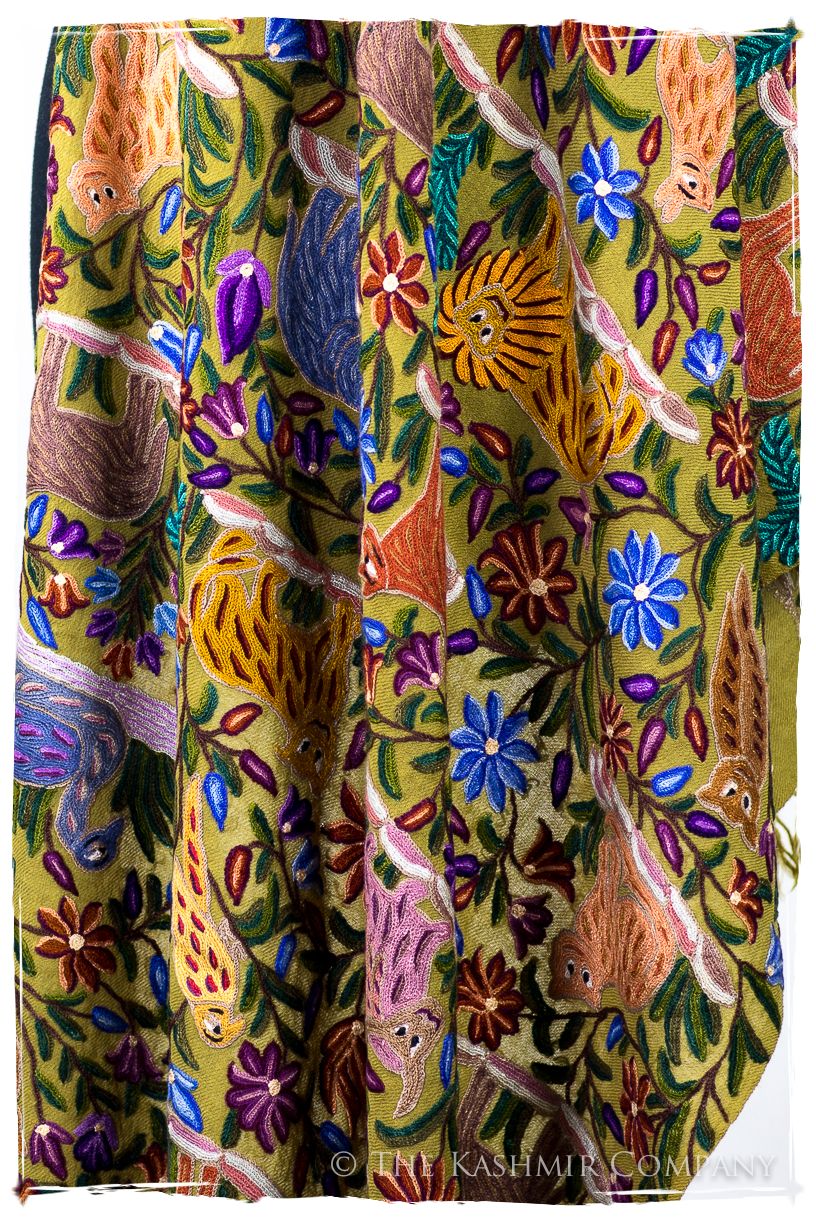 Jardin Arabe du Sanctuaire Colonial Indien Antiquaires Shawl