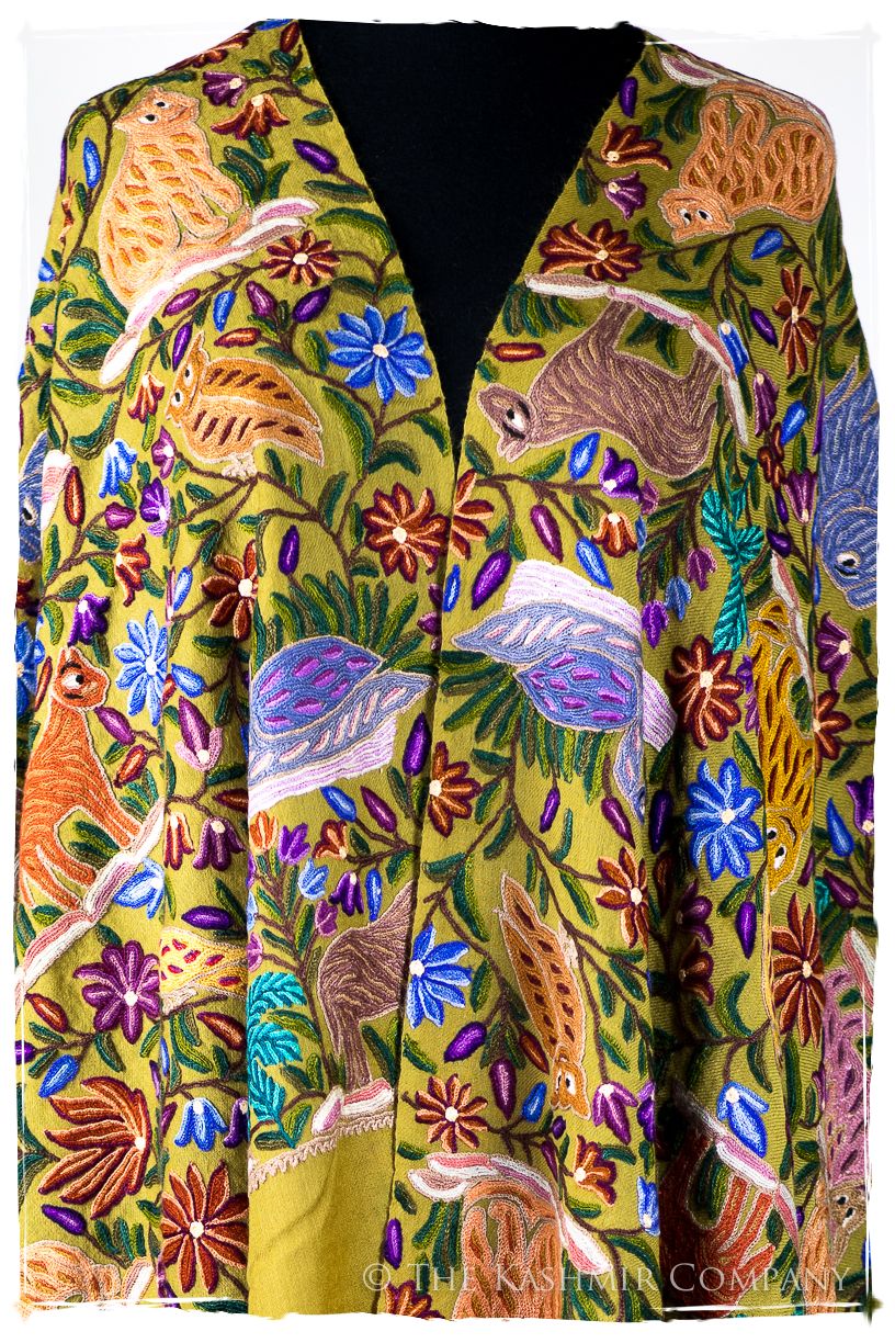 Jardin Arabe du Sanctuaire Colonial Indien Antiquaires Shawl
