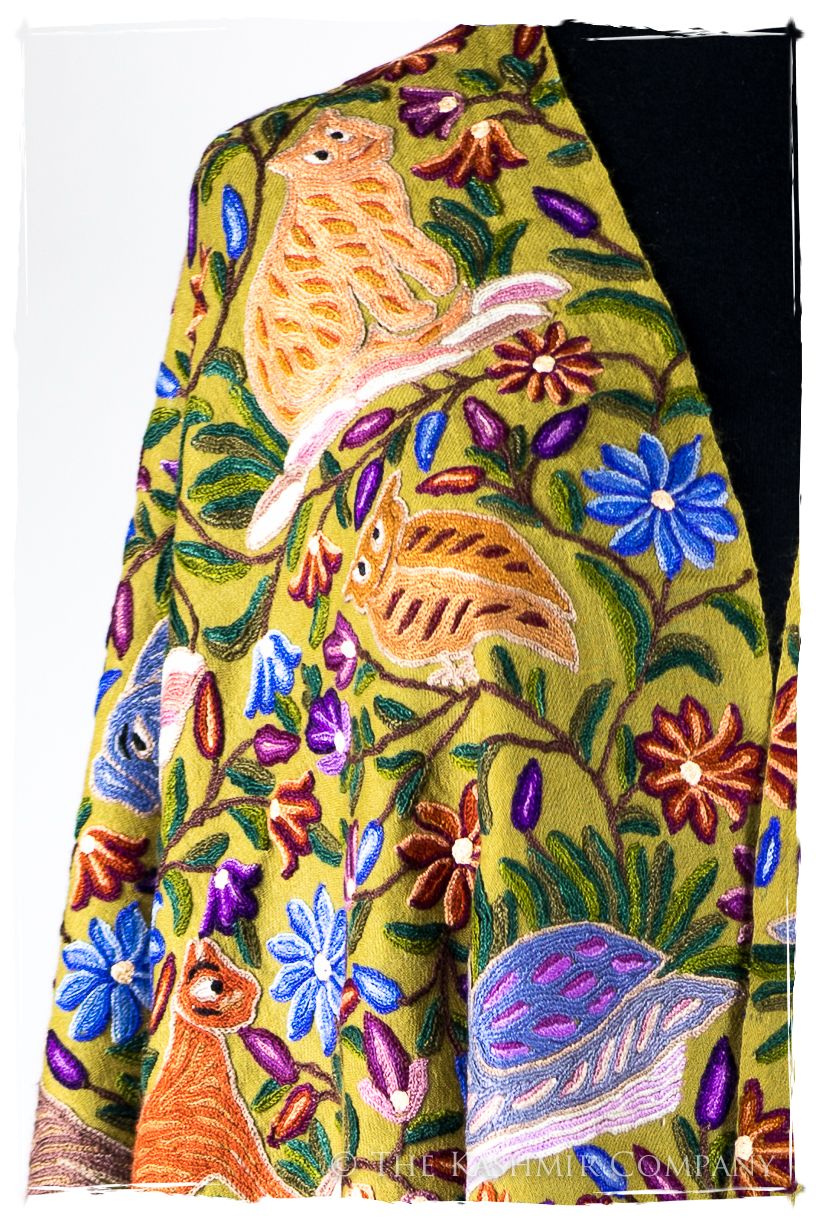 Jardin Arabe du Sanctuaire Colonial Indien Antiquaires Shawl