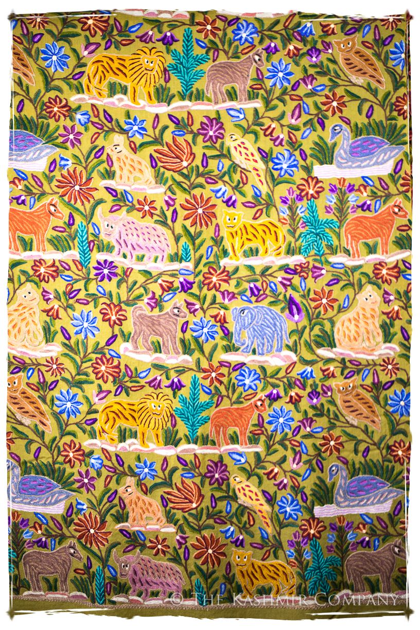 Jardin Arabe du Sanctuaire Colonial Indien Antiquaires Shawl