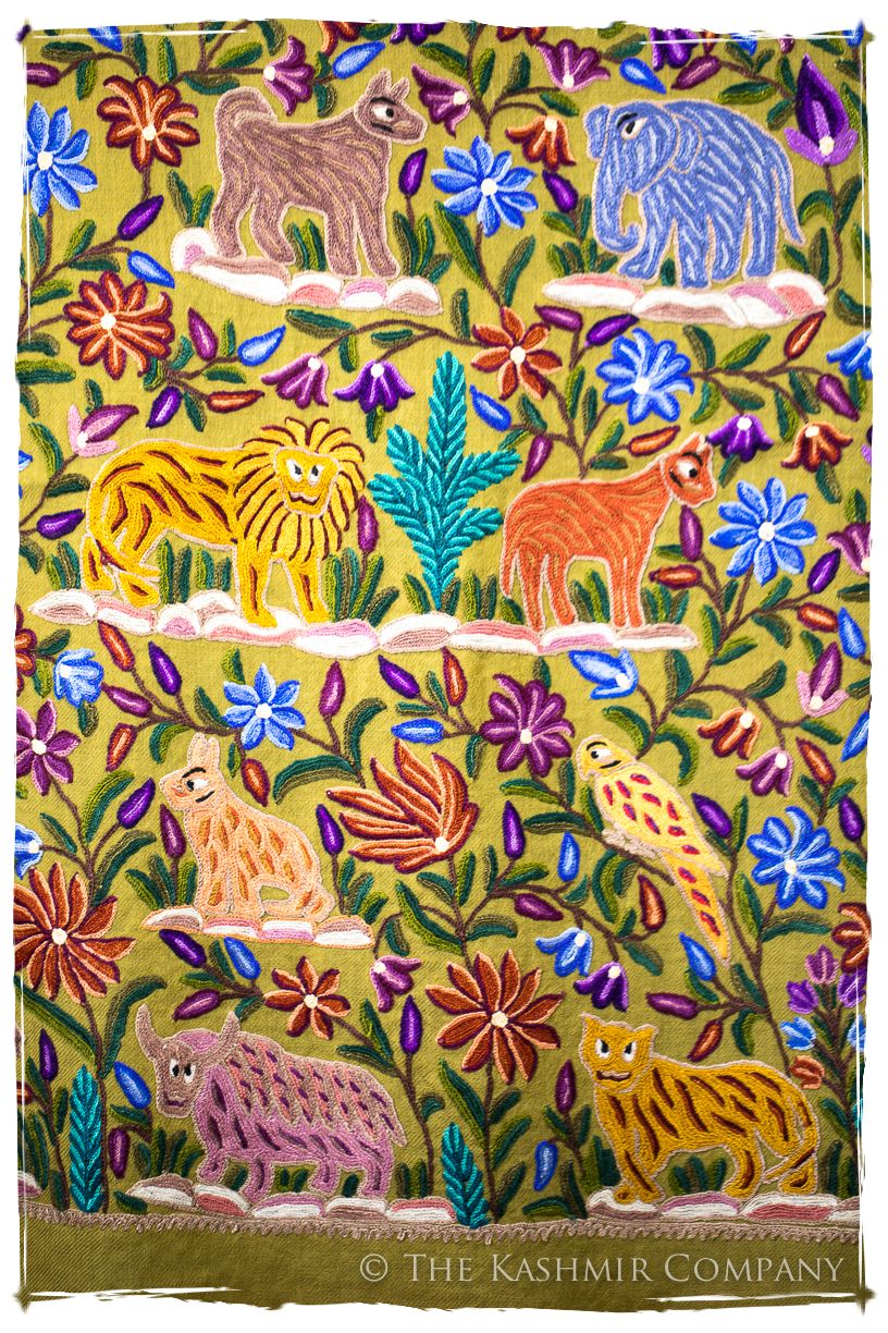 Jardin Arabe du Sanctuaire Colonial Indien Antiquaires Shawl