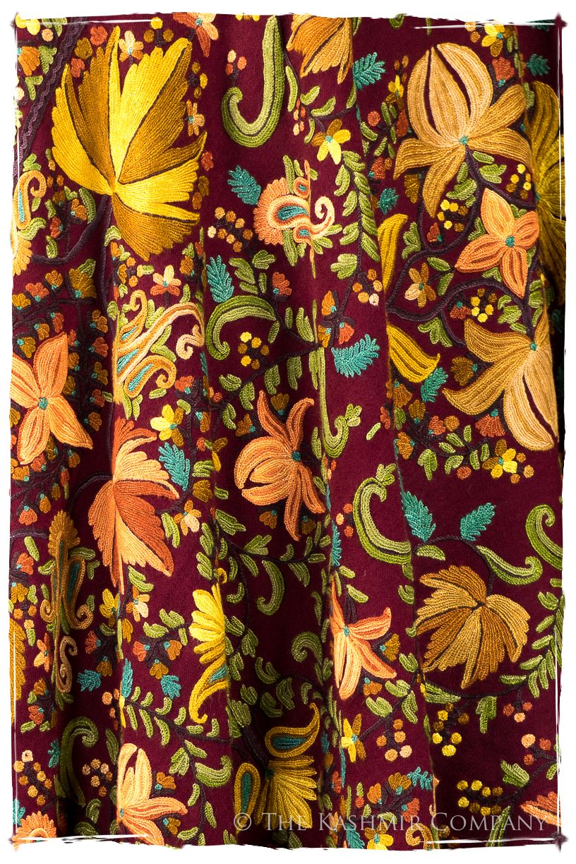 Jardin du Chinar du Bordeaux Cachemire Antiquaires Shawl