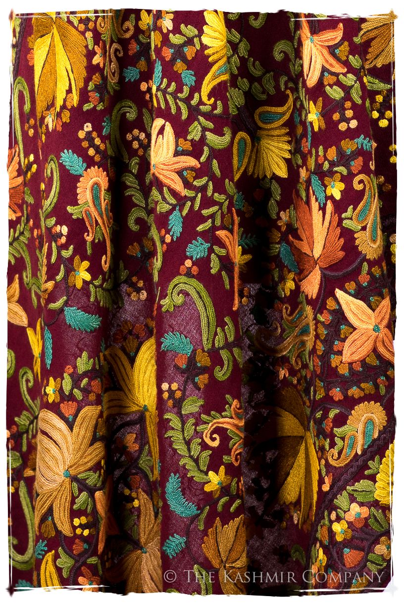Jardin du Chinar du Bordeaux Cachemire Antiquaires Shawl