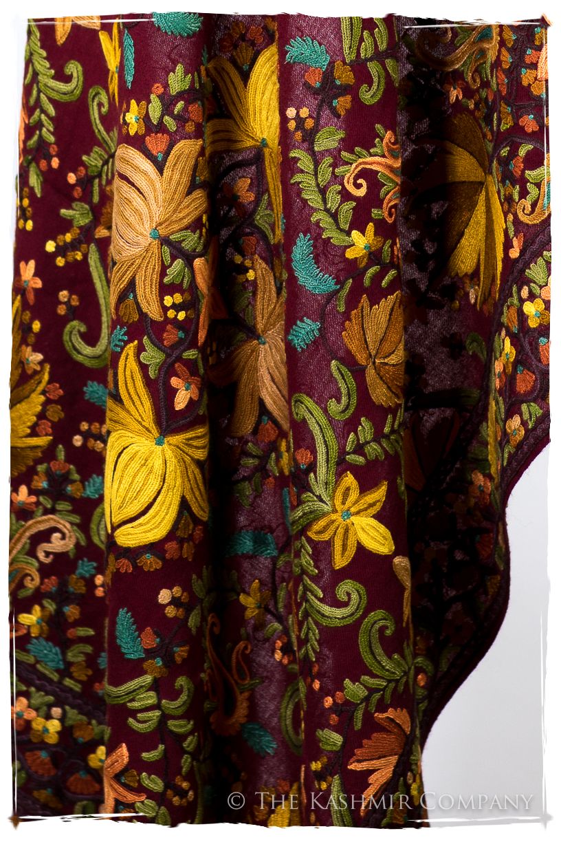 Jardin du Chinar du Bordeaux Cachemire Antiquaires Shawl