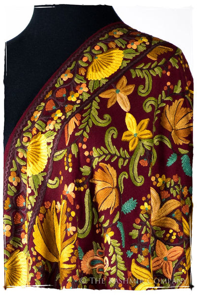 Jardin du Chinar du Bordeaux Cachemire Antiquaires Shawl