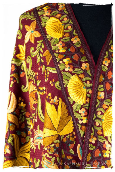 Jardin du Chinar du Bordeaux Cachemire Antiquaires Shawl