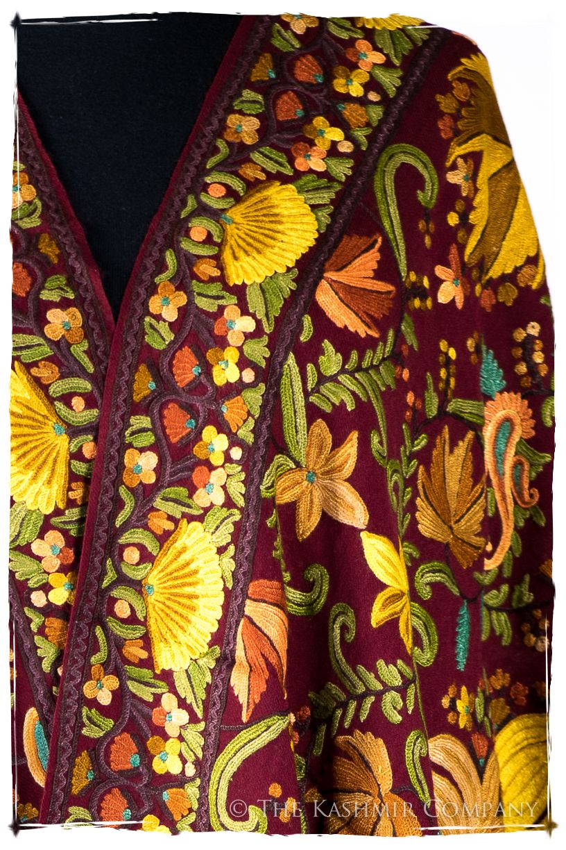 Jardin du Chinar du Bordeaux Cachemire Antiquaires Shawl