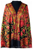 Jardin Chinar de Bijoux Rouges en Cachemire Antiquaires Shawl