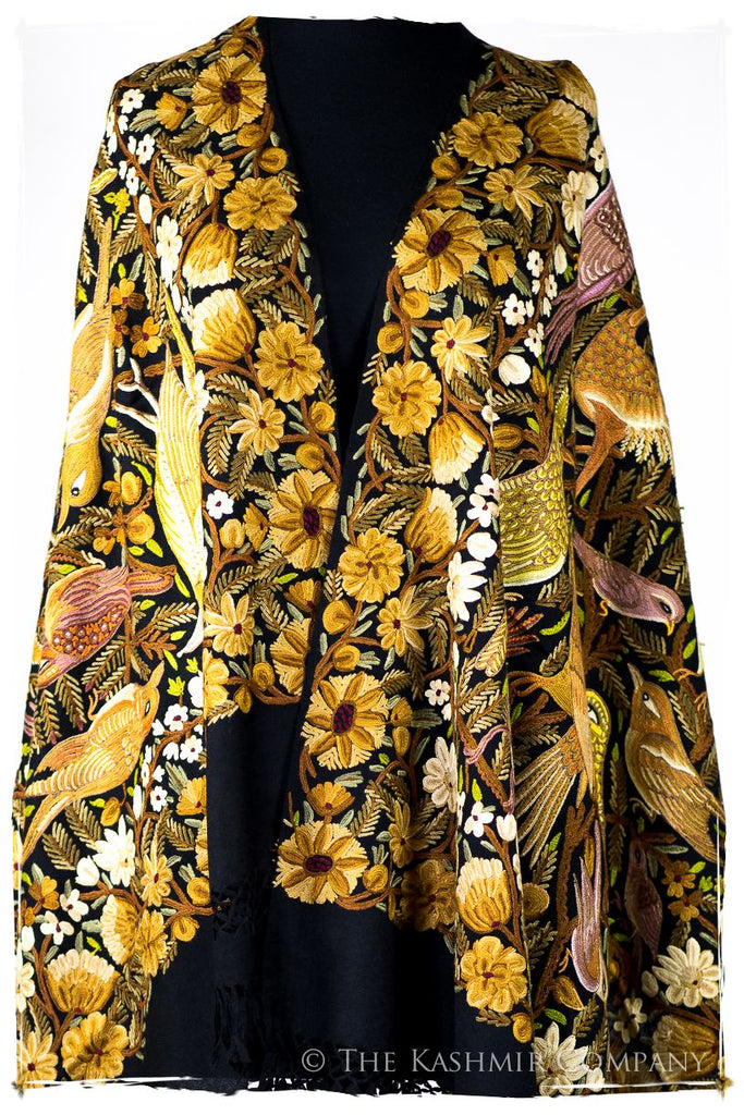 Oiseaux d'Afrique du Nord Arabe Antiquaires Shawl