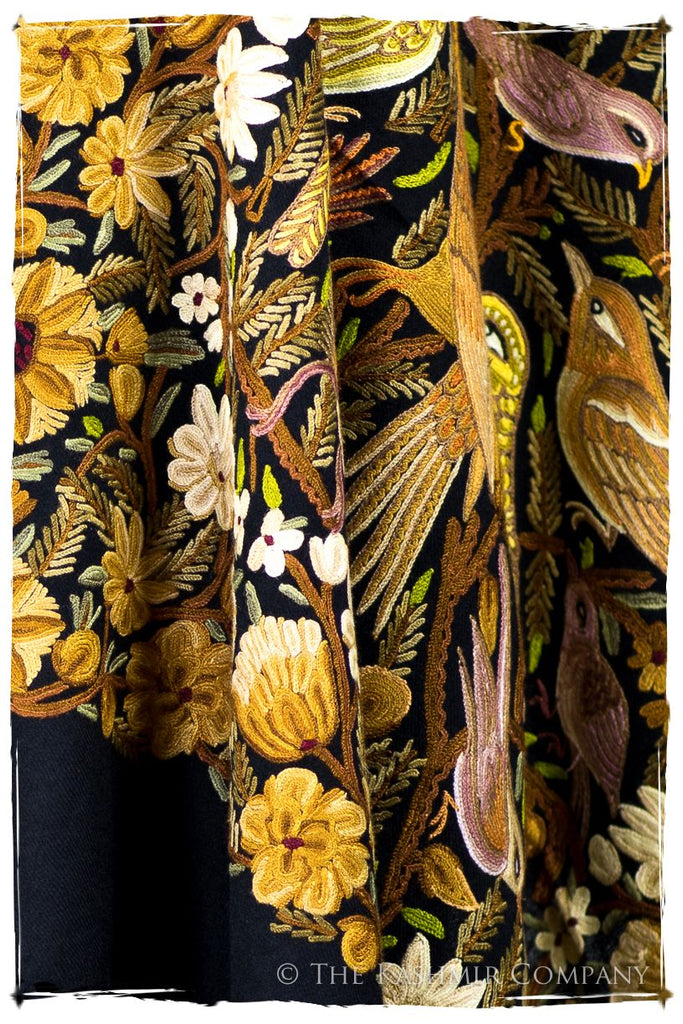 Oiseaux d'Afrique du Nord Arabe Antiquaires Shawl