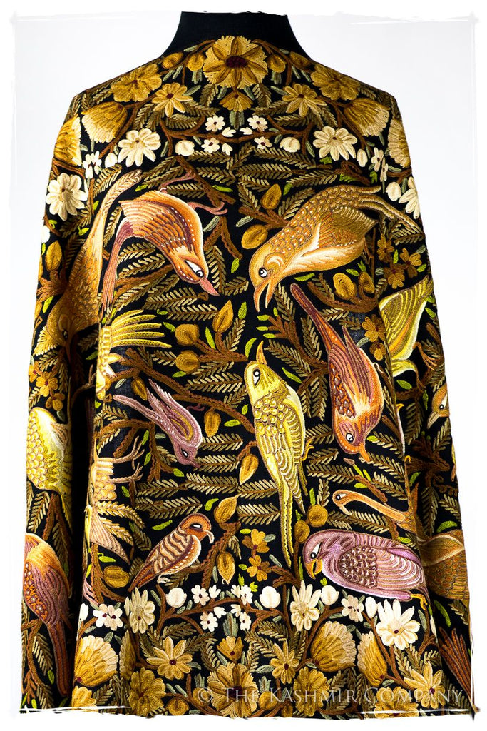 Oiseaux d'Afrique du Nord Arabe Antiquaires Shawl