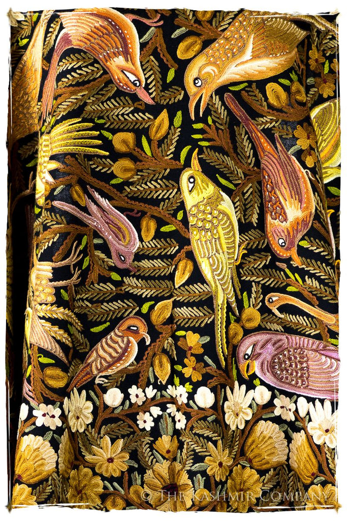 Oiseaux d'Afrique du Nord Arabe Antiquaires Shawl