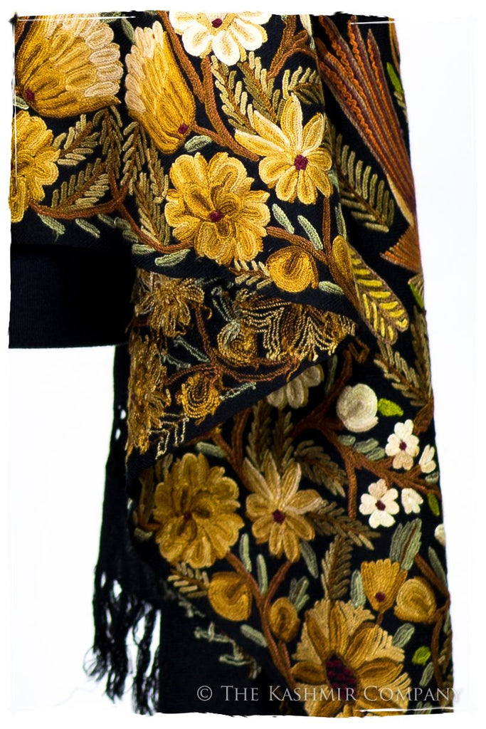 Oiseaux d'Afrique du Nord Arabe Antiquaires Shawl