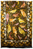 Oiseaux d'Afrique du Nord Arabe Antiquaires Shawl