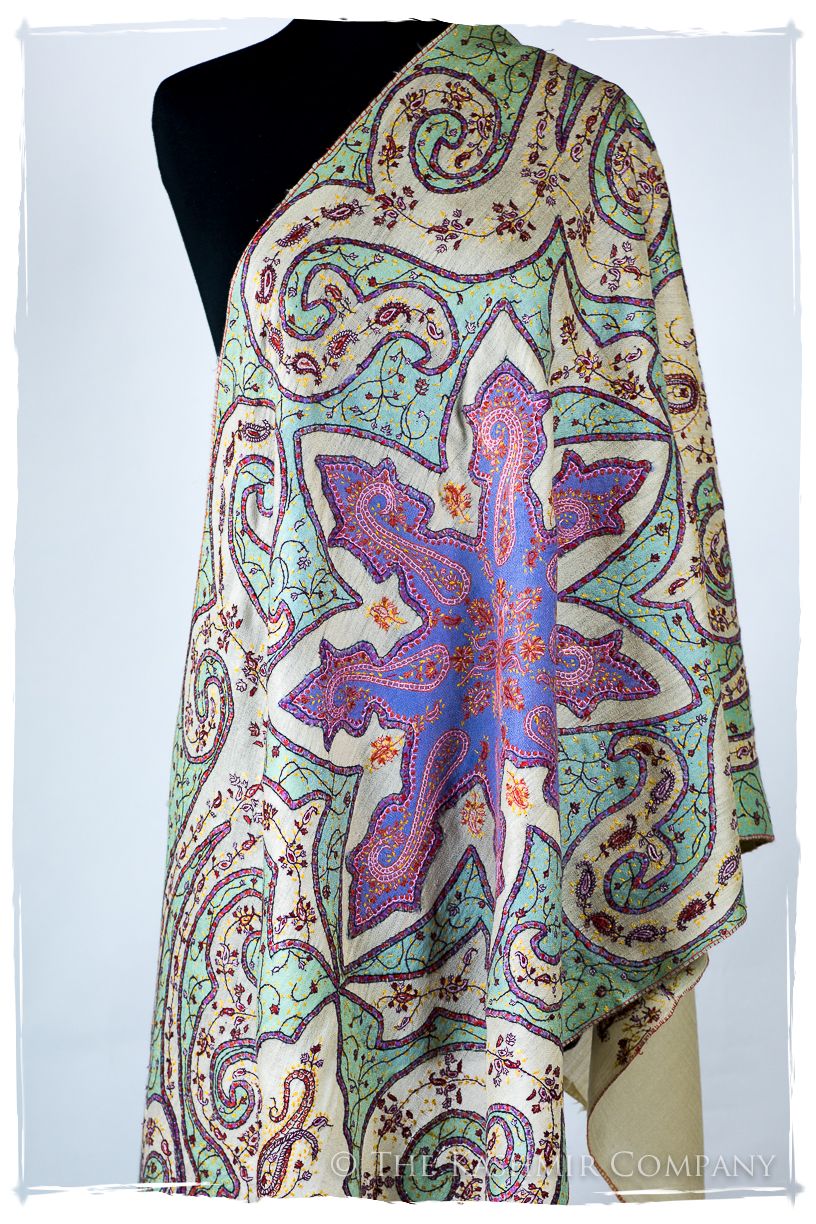 The Mona Lisa Angel Porcelain Deux Shawl