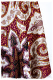 The Mona Lisa Bordeaux Blanc Deux Shawl