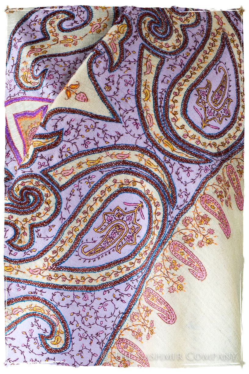 The Mona Lisa Jardin Lilac Deux Shawl