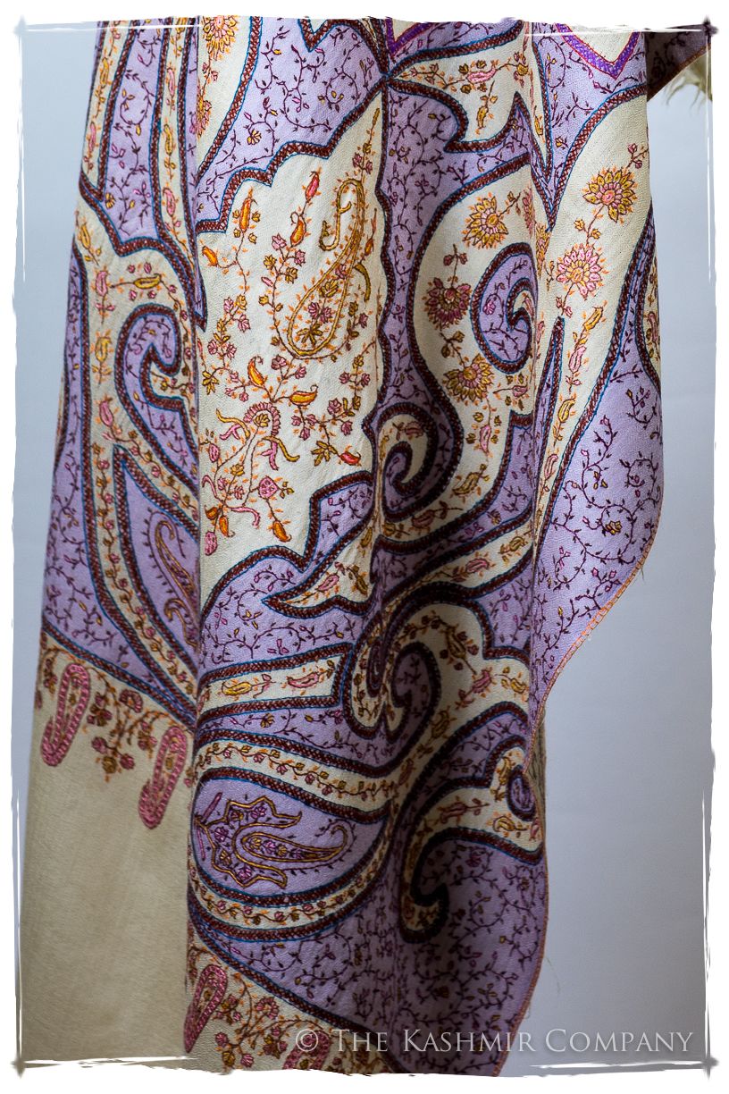 The Mona Lisa Jardin Lilac Deux Shawl