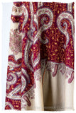 The Mona Lisa Bordeaux Marin Deux Shawl