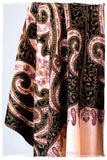 The Mona Lisa Noir Rose Deux Shawl
