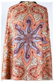 The Mona Lisa Peach Amber Deux Shawl