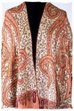 The Mona Lisa Peach Amber Deux Shawl