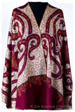 The Mona Lisa Napa Bordeaux Deux Shawl