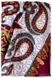 The Mona Lisa Bordeaux Aspen Gold Blanc Deux Shawl