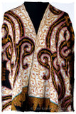 The Mona Lisa Noir Rose Gold Deux Shawl
