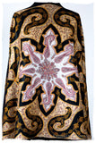 The Mona Lisa Noir Malay Gold Deux Shawl