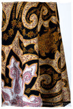 The Mona Lisa Noir Malay Gold Deux Shawl