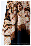 The Mona Lisa Noir Oregon Gold Deux Shawl