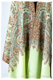 The Mona Lisa Celadon Mist Deux Shawl