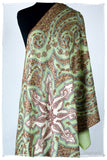 The Mona Lisa Celadon Mist Deux Shawl