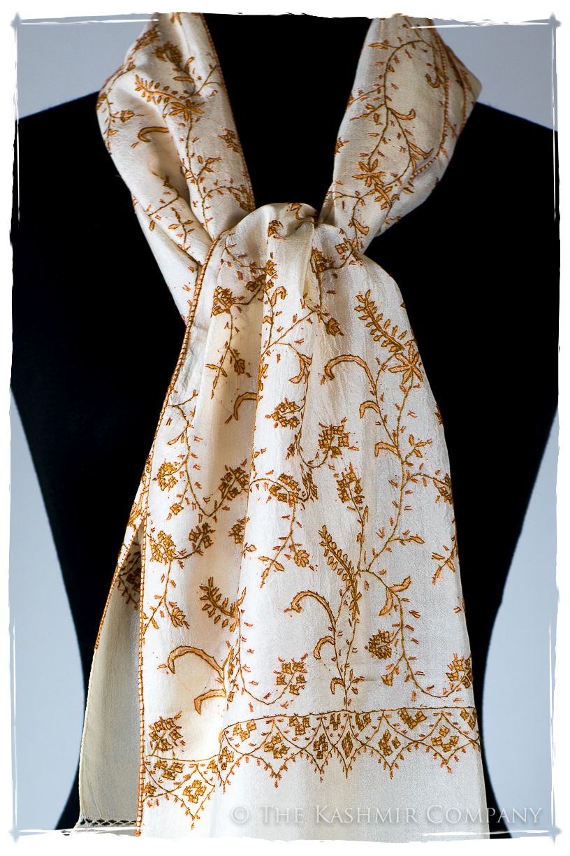 Elisabeth Luxe Française Organic Silk Scarf