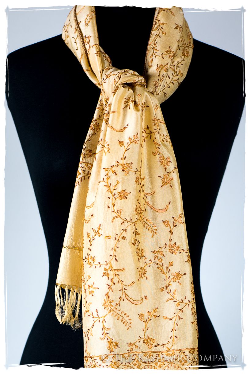 Adela Luxe Française Organic Silk Scarf