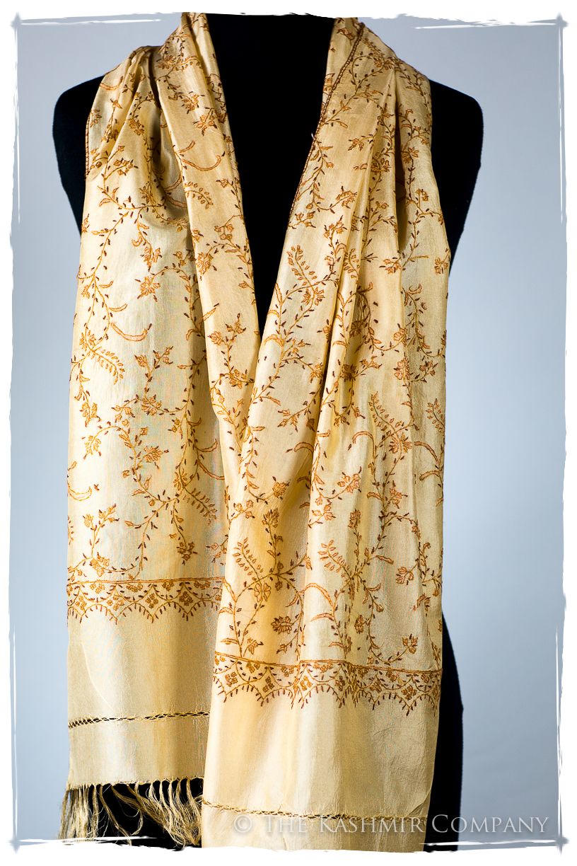 Adela Luxe Française Organic Silk Scarf