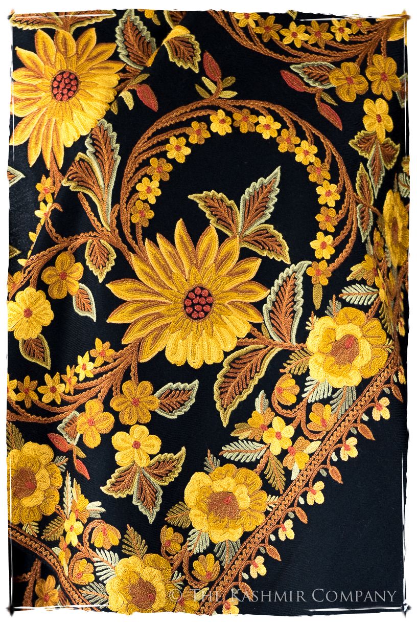Jardin de Bouches-du-Moonstone Français Antiquaires Shawl