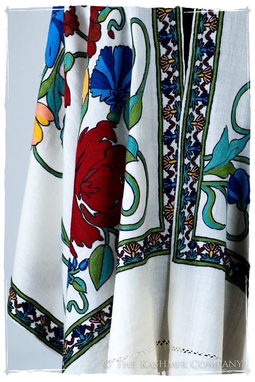Winter Wonderland Frontières Ivorie Pauline Shawl