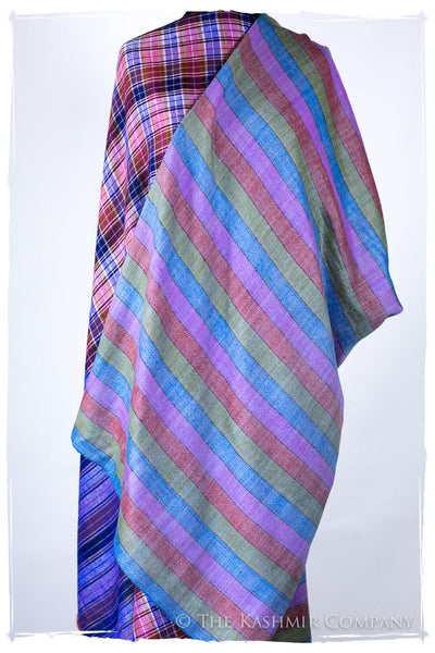 The Edinburgh - Handloom Cashmere Reversible Grand Shawl