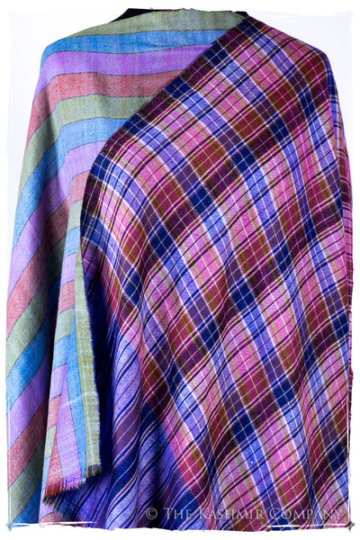 The Edinburgh - Handloom Cashmere Reversible Grand Shawl